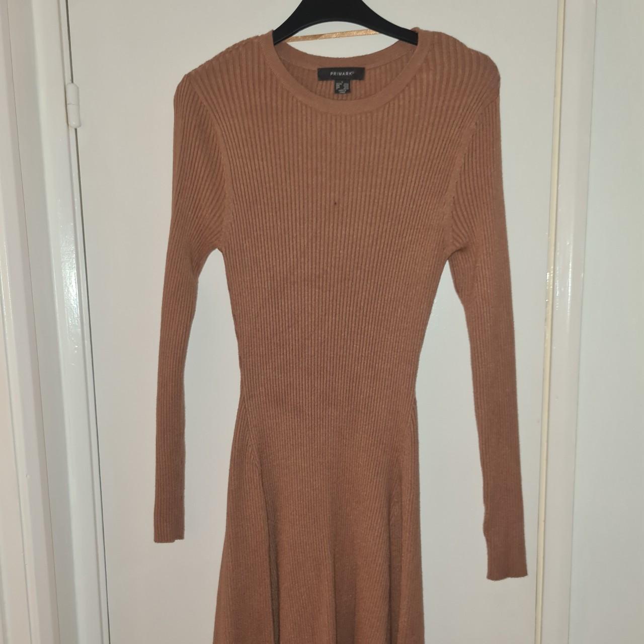 Primark Brown Cotton Dress Depop