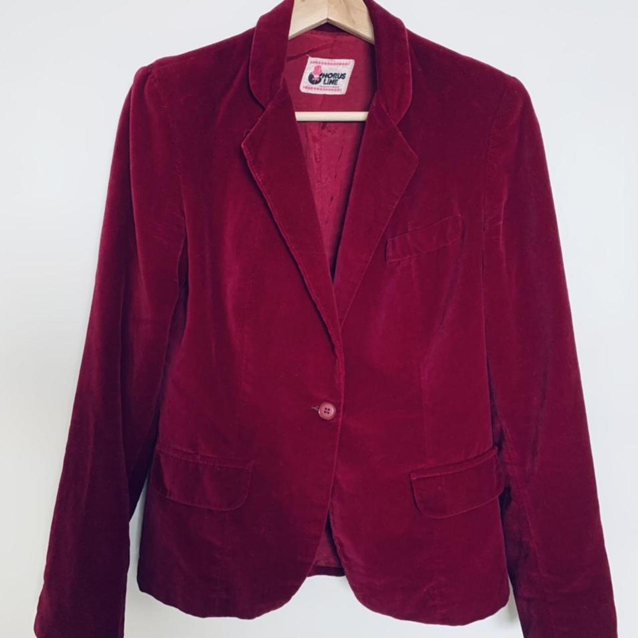 Vintage magenta / fuchsia velvet blazer. I have held... - Depop