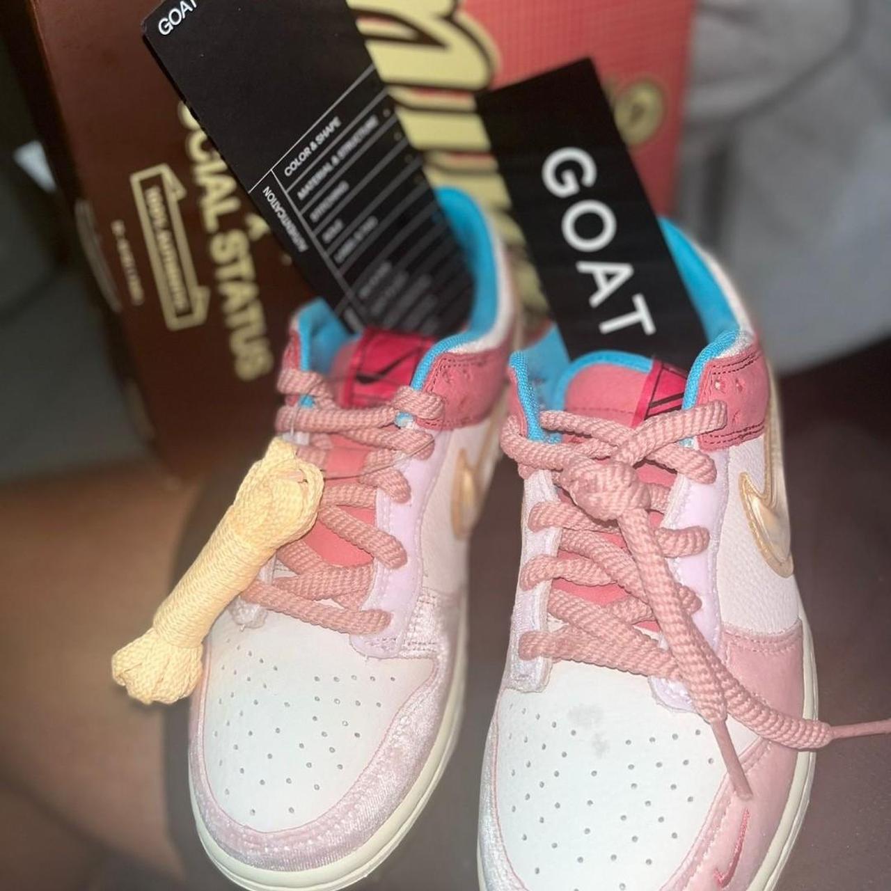 Nike x social status dunk mid sneakers Brand new... Depop