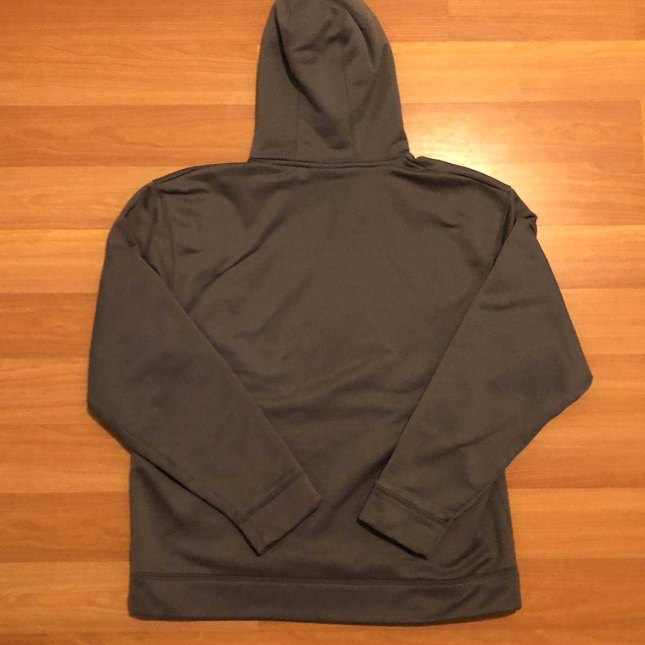 Grey Under Armour Hoodie Size LG, L26 W24 Material... Depop