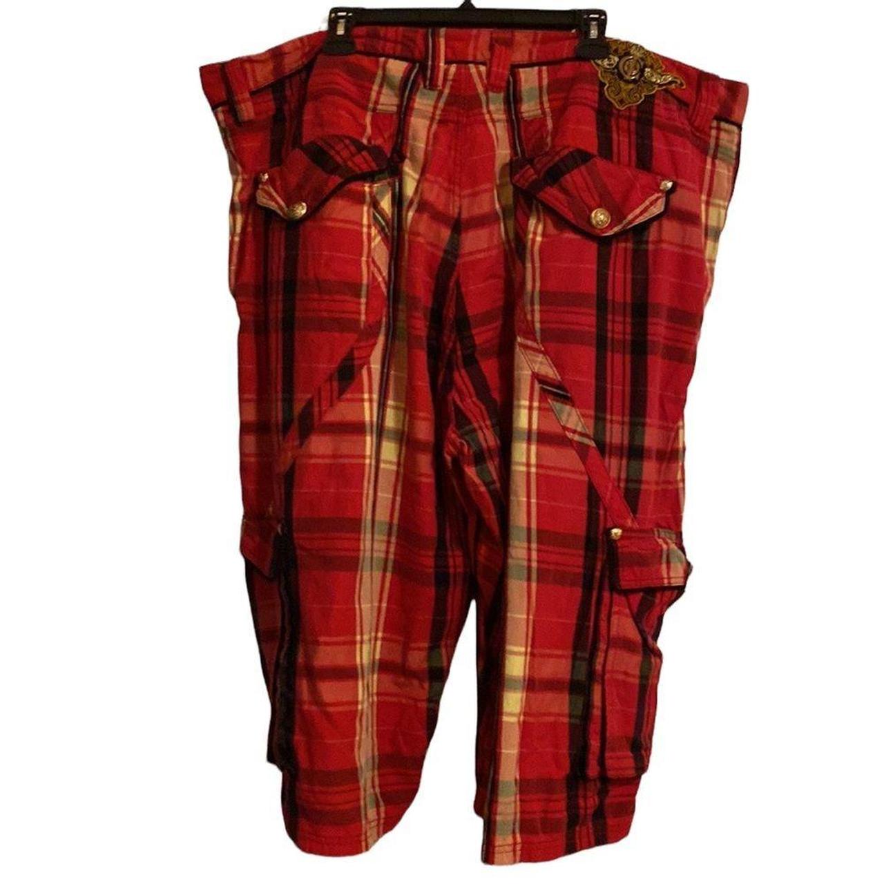 Product Image 1 - Coogi Red Plaid Cargo Shorts