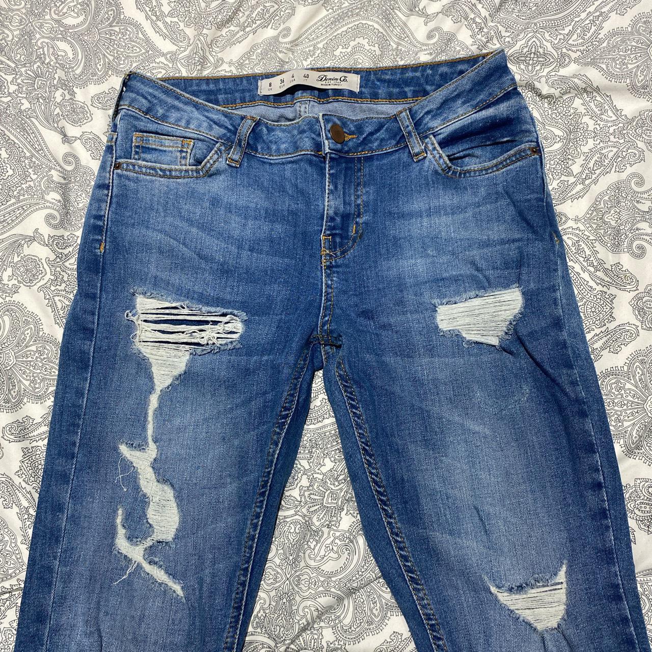 Primark skinny ripped denim jeans Depop