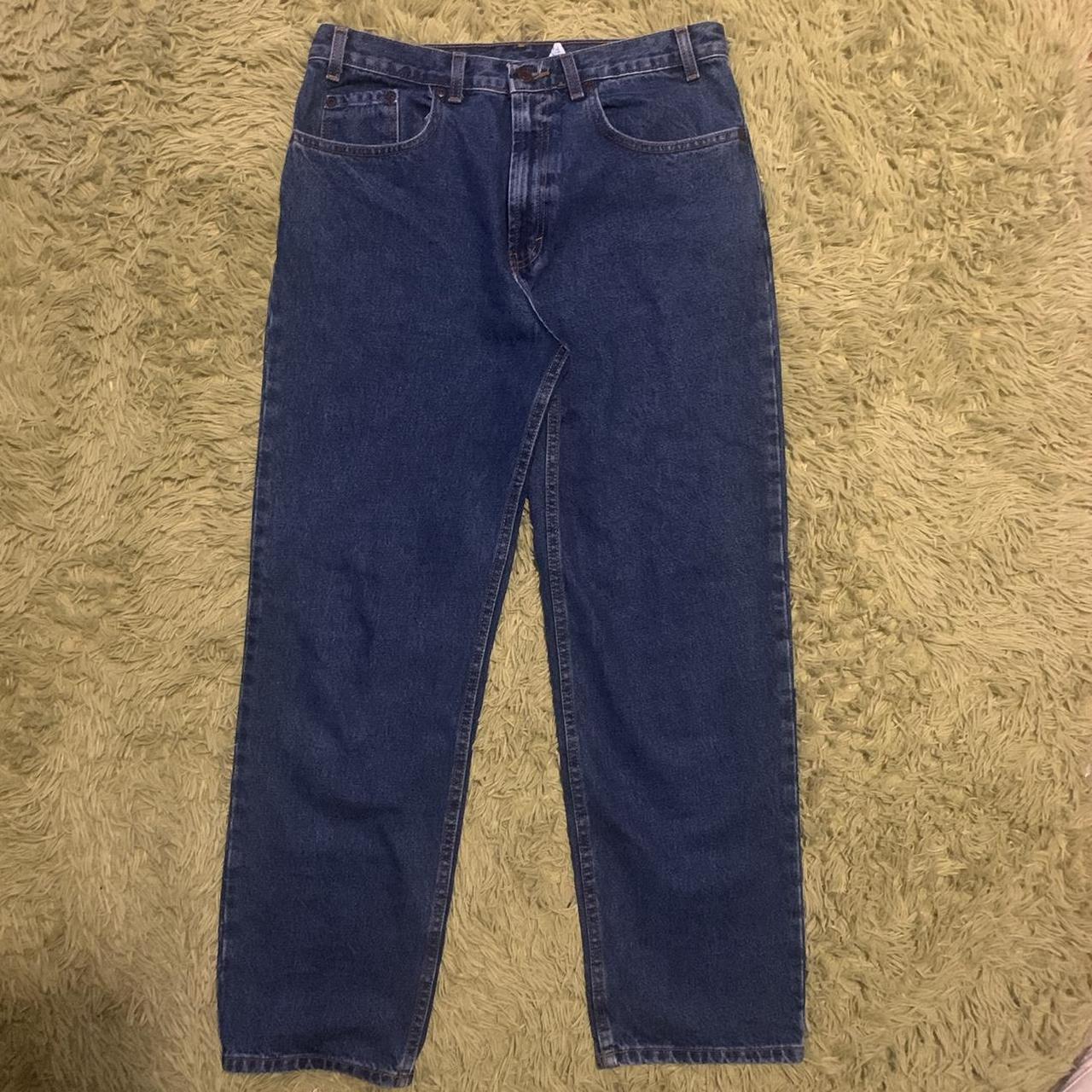 Baggy Kirkland jeans Dark blue wash 34x30 No flaws... - Depop