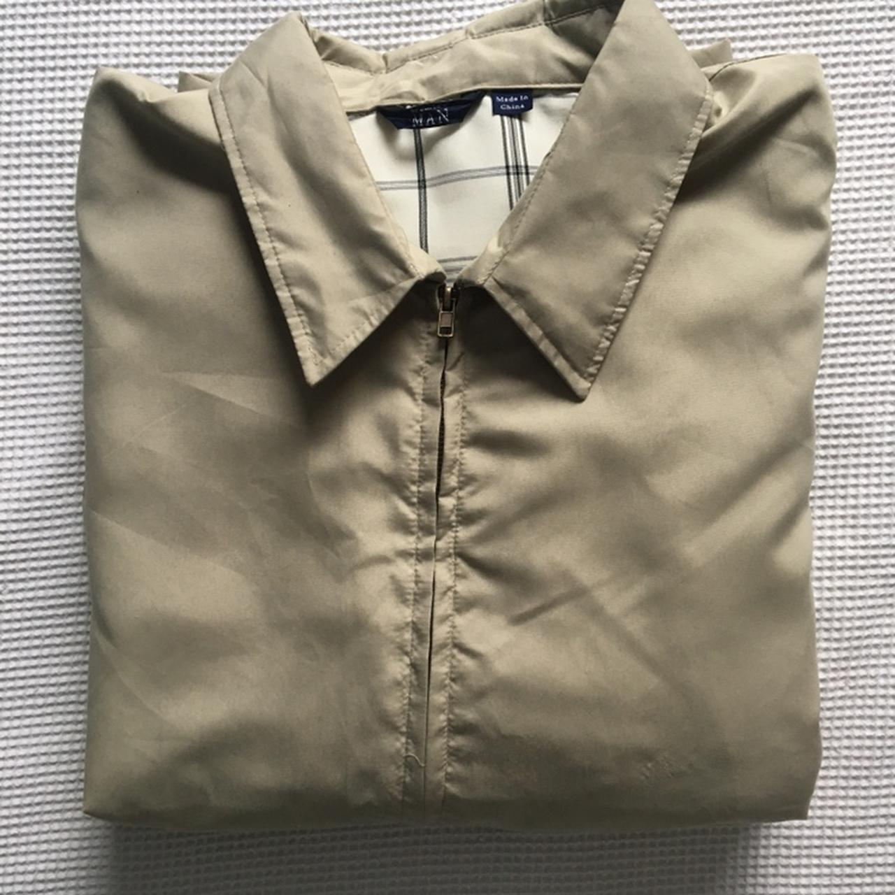 Mens JD Williams Premier Man cream coloured jackeT... - Depop