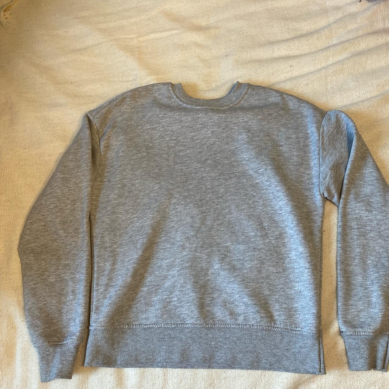 Primark grey sweatshirt! 2xs primark grey... - Depop