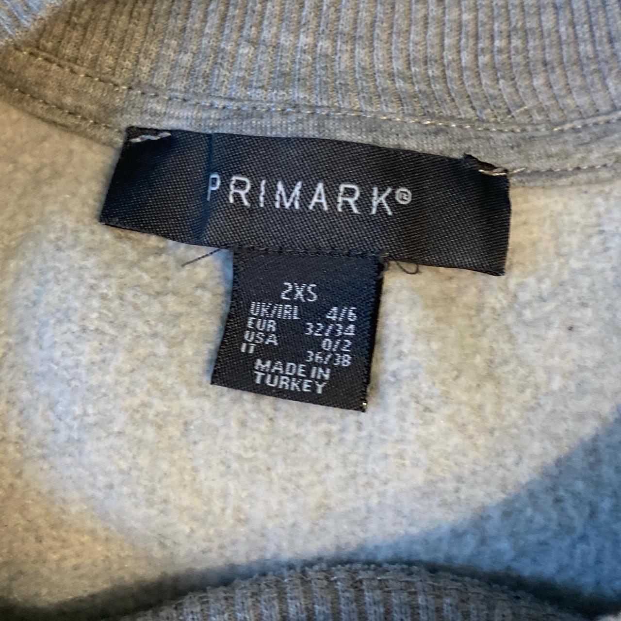 Primark grey sweatshirt! 2xs primark grey... - Depop