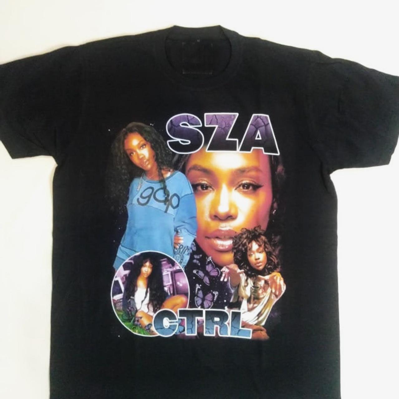 SZA - CTRL Hip Hop Raptee Tshirt The unisex heavy... - Depop