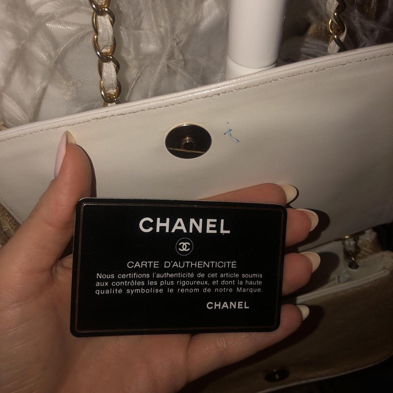 CHANEL BAG authentication card available woven... Depop