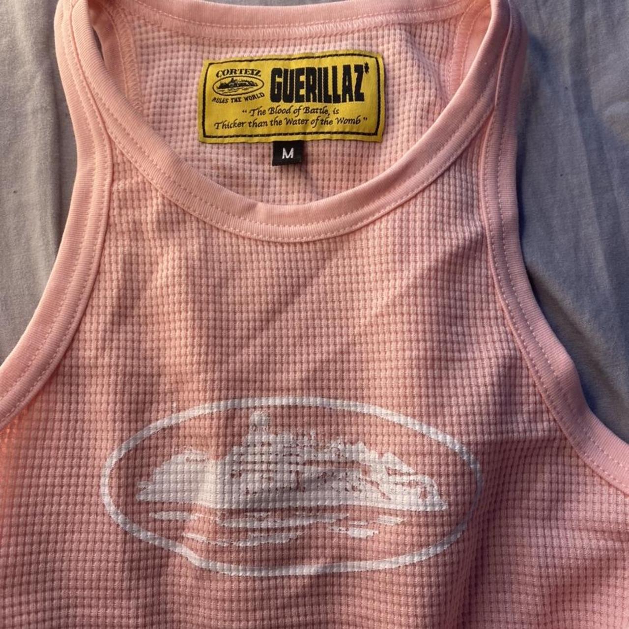 PINK CORTEIZ TANK. SIZE IS MEDUIM. FROM CORTEIZ... Depop