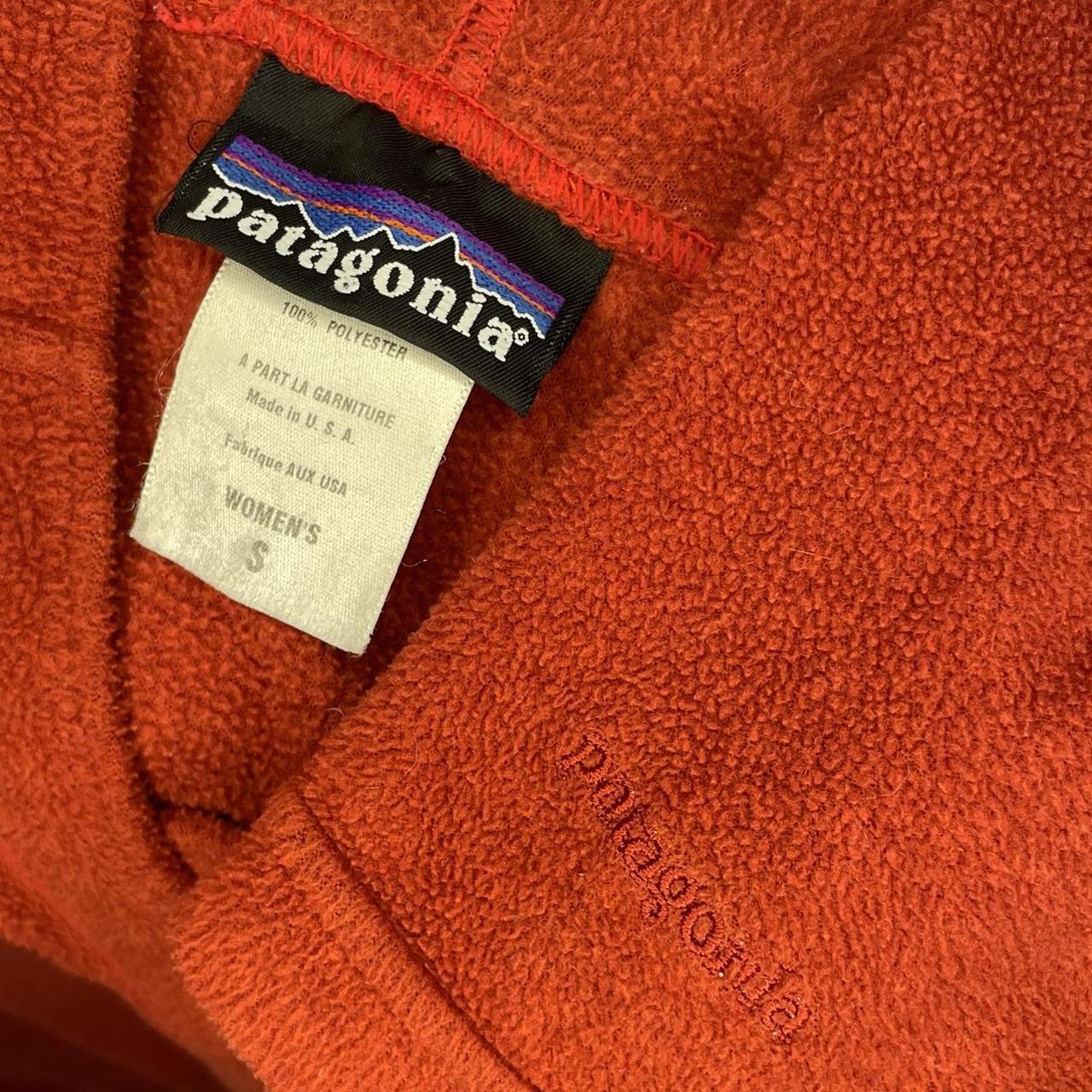 Patagonia Women's Orange Sweatshirt | Depop