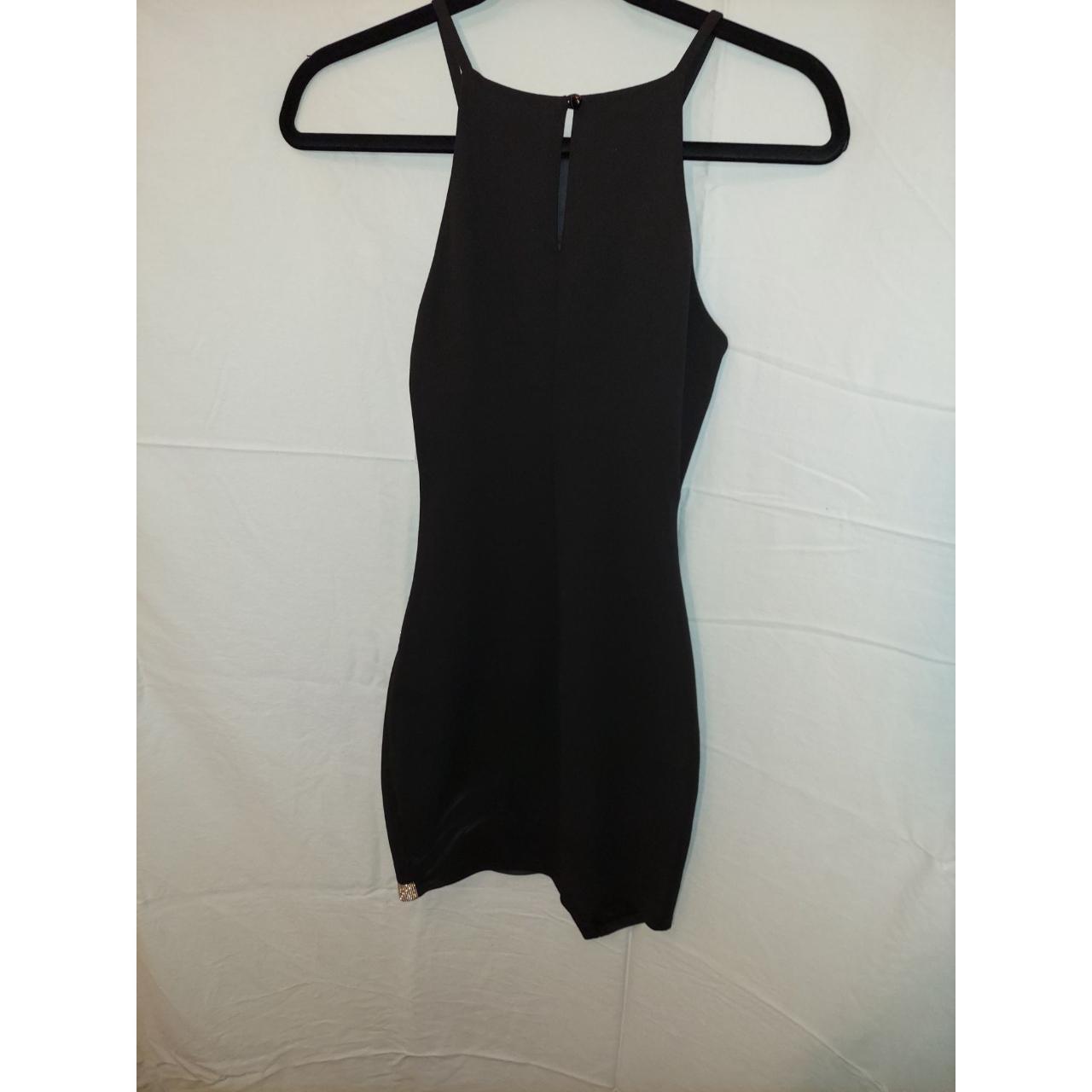 BCX Black Evening Wear Dress with Diamond Hem across... - Depop