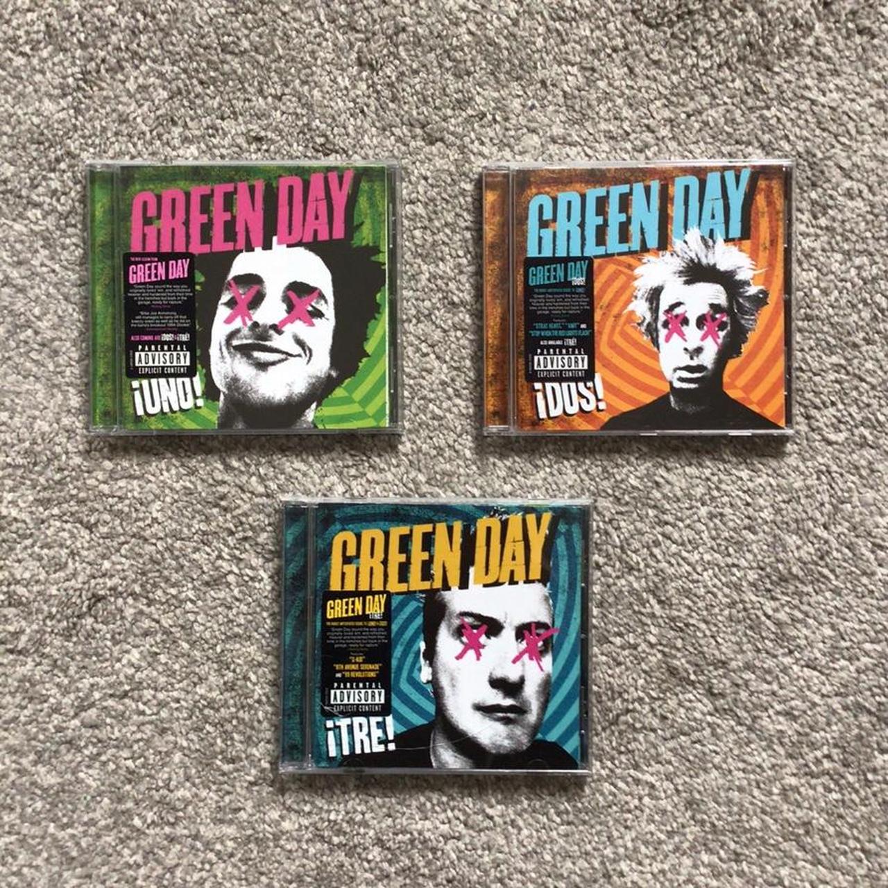 Green Day - ¡Uno!, ¡Dos! and ¡Tré! on CD - bought... - Depop