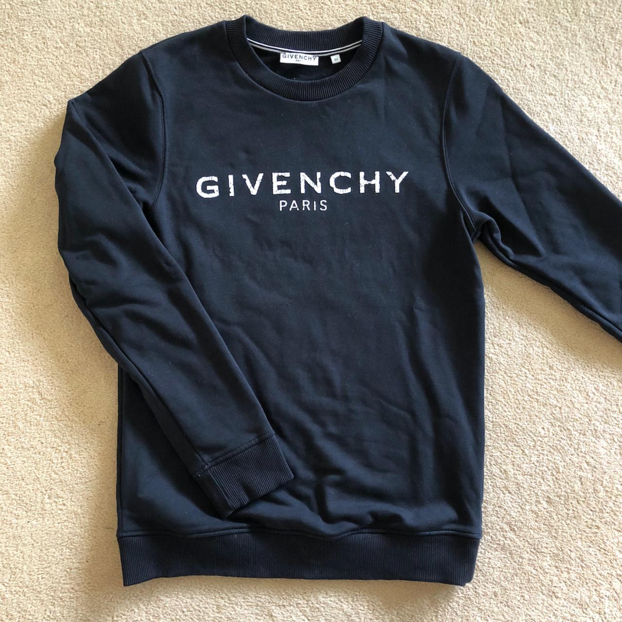 Givenchy paris black sweater hotsell