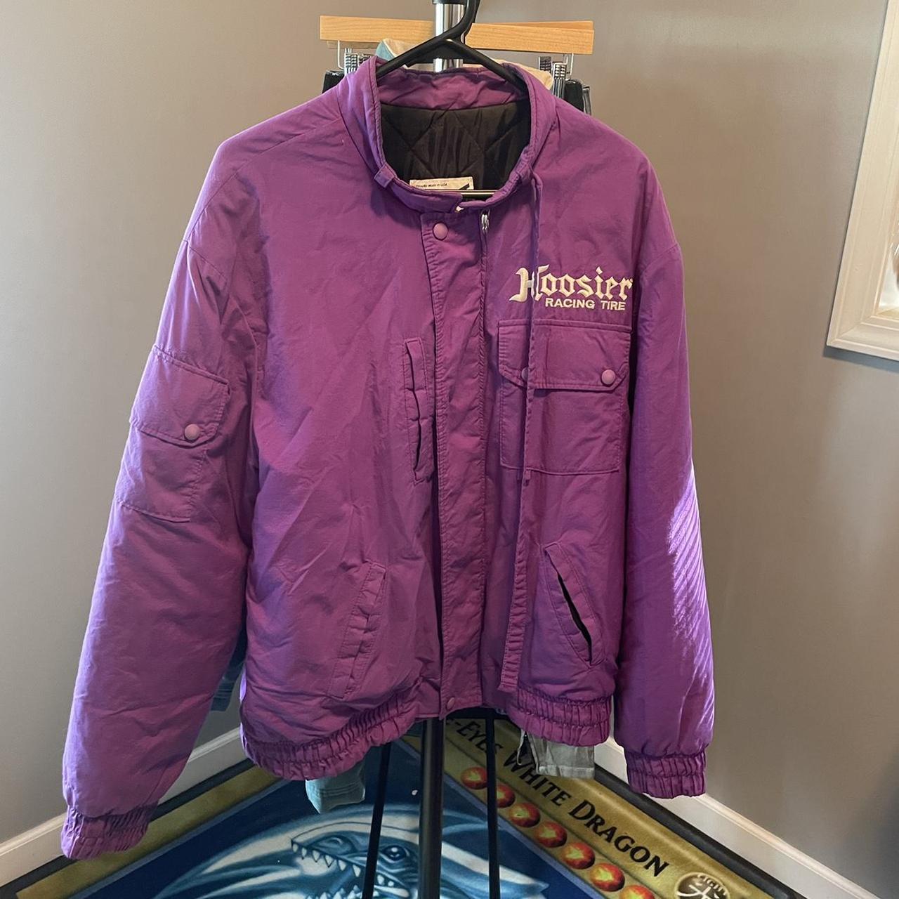 Mens Hoosier racing jacket. Size L. In good... Depop