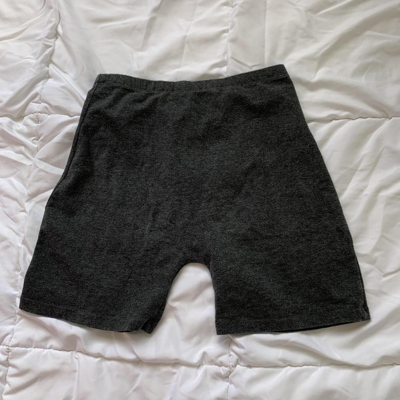 Brandy Melville biker shorts in dark grey Never... - Depop