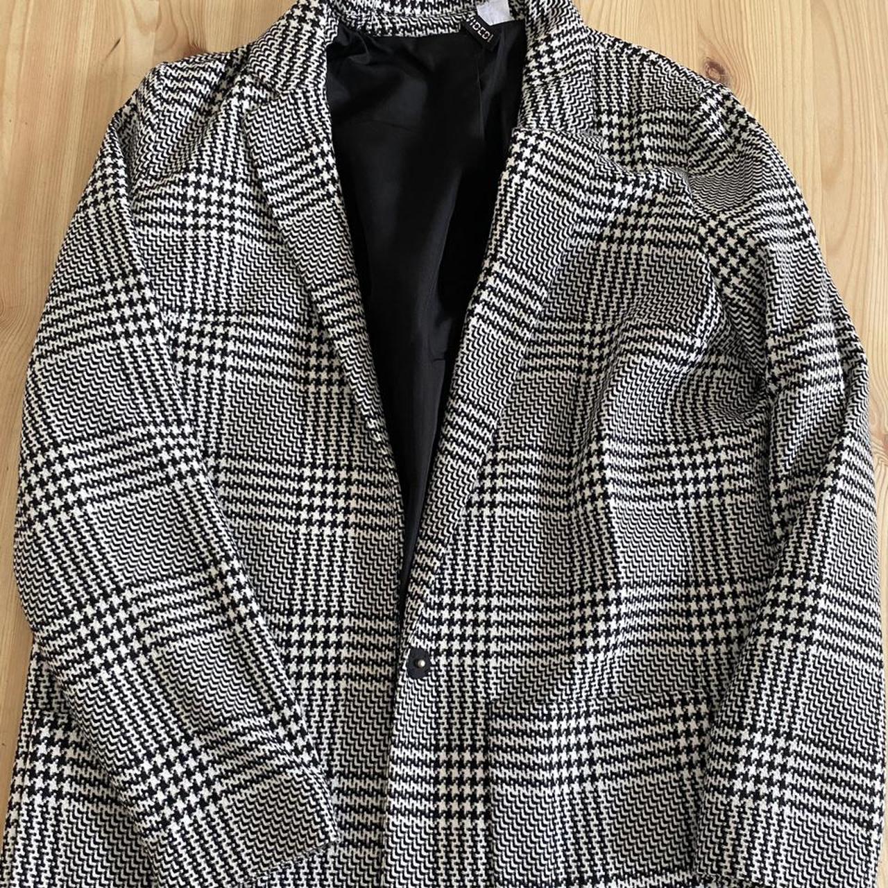 h&m houndstooth blazer