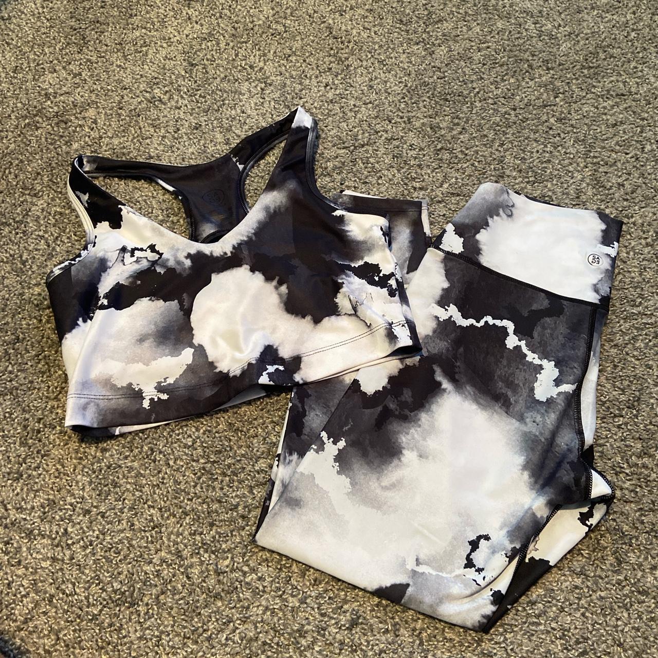 Matching set! Black and white tiedye! Bra does not... Depop