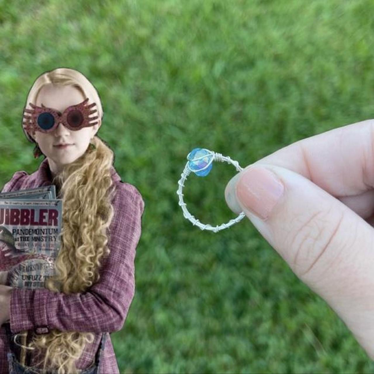 Luna Lovegood inspired ring, Handmade, Harry