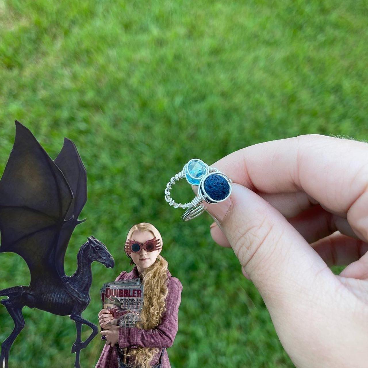 Luna and her Thestral rings Handmade, Harry Depop