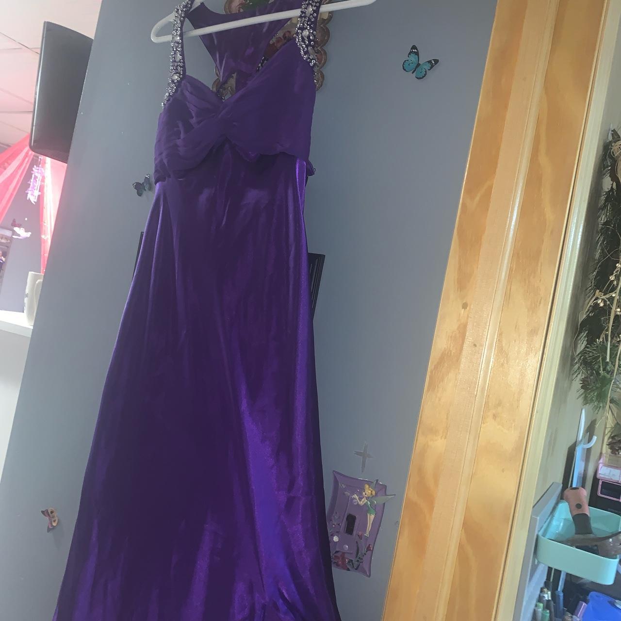 Morgan Women's Silver and Purple Dress