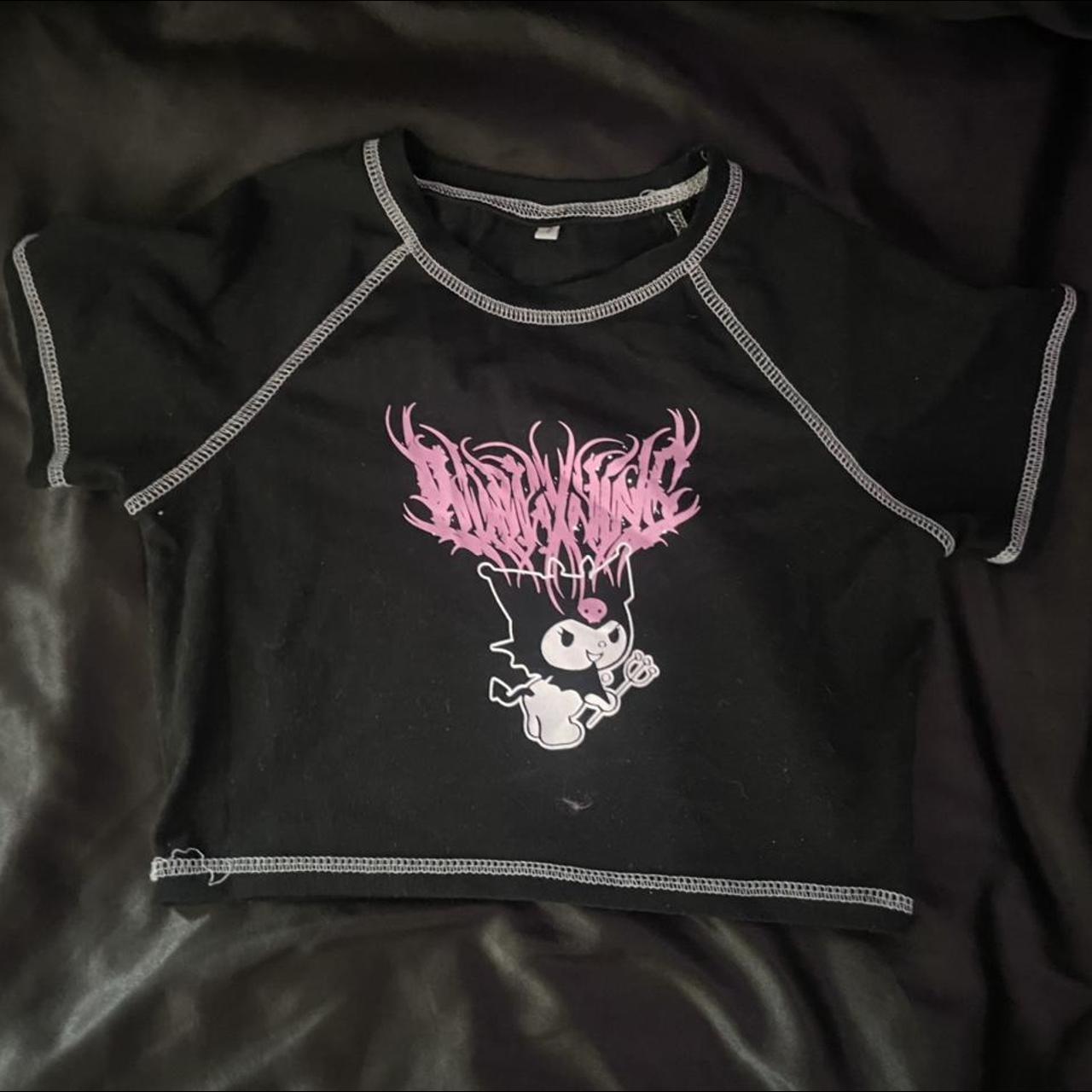 alt Kuromi crop top #sanrio #kuromi - Depop