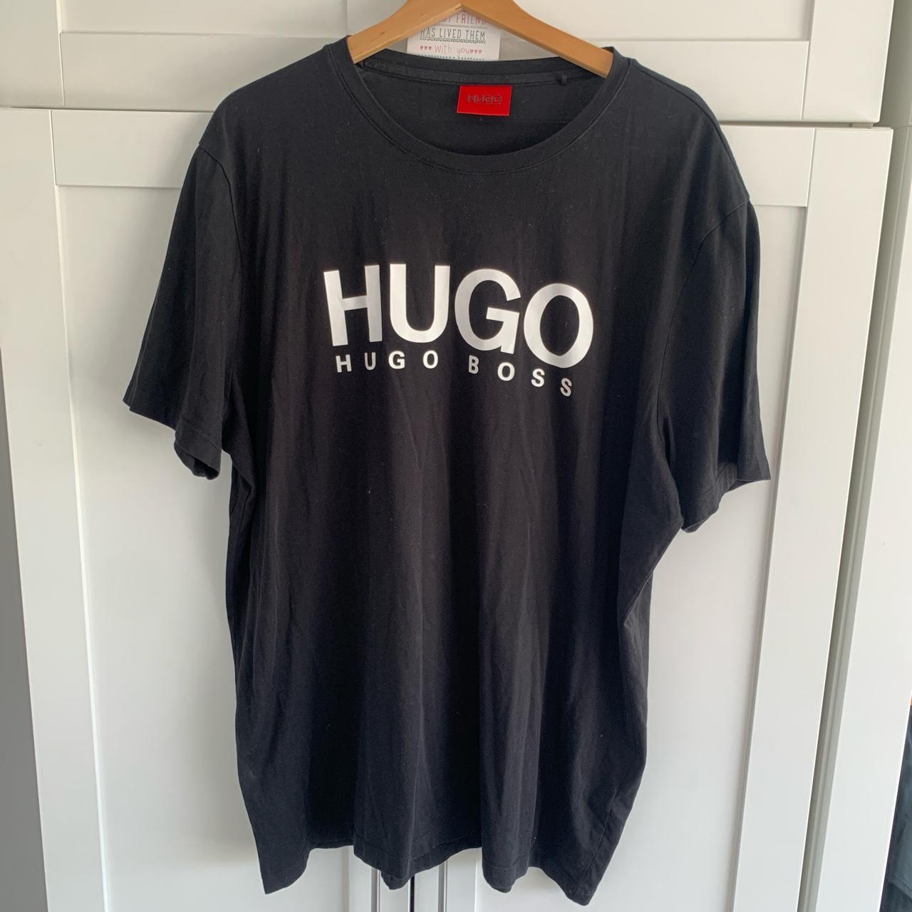 100% Authentic Hugo Boss Mens T-Shirt - Like new.... - Depop