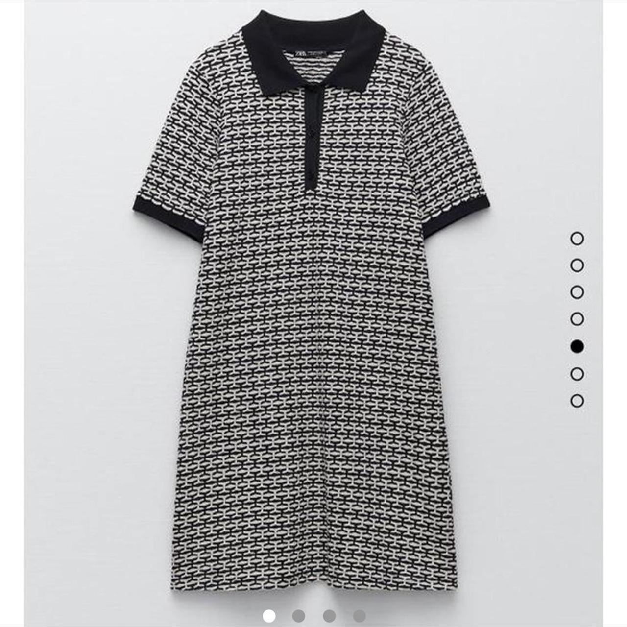 jacquard polo dress zara