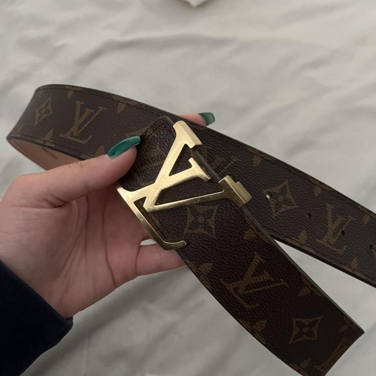 Louis Vuitton belt The belt is in really good - Depop