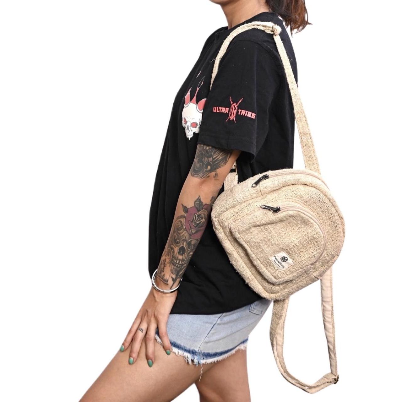 Mini on sale hemp backpack