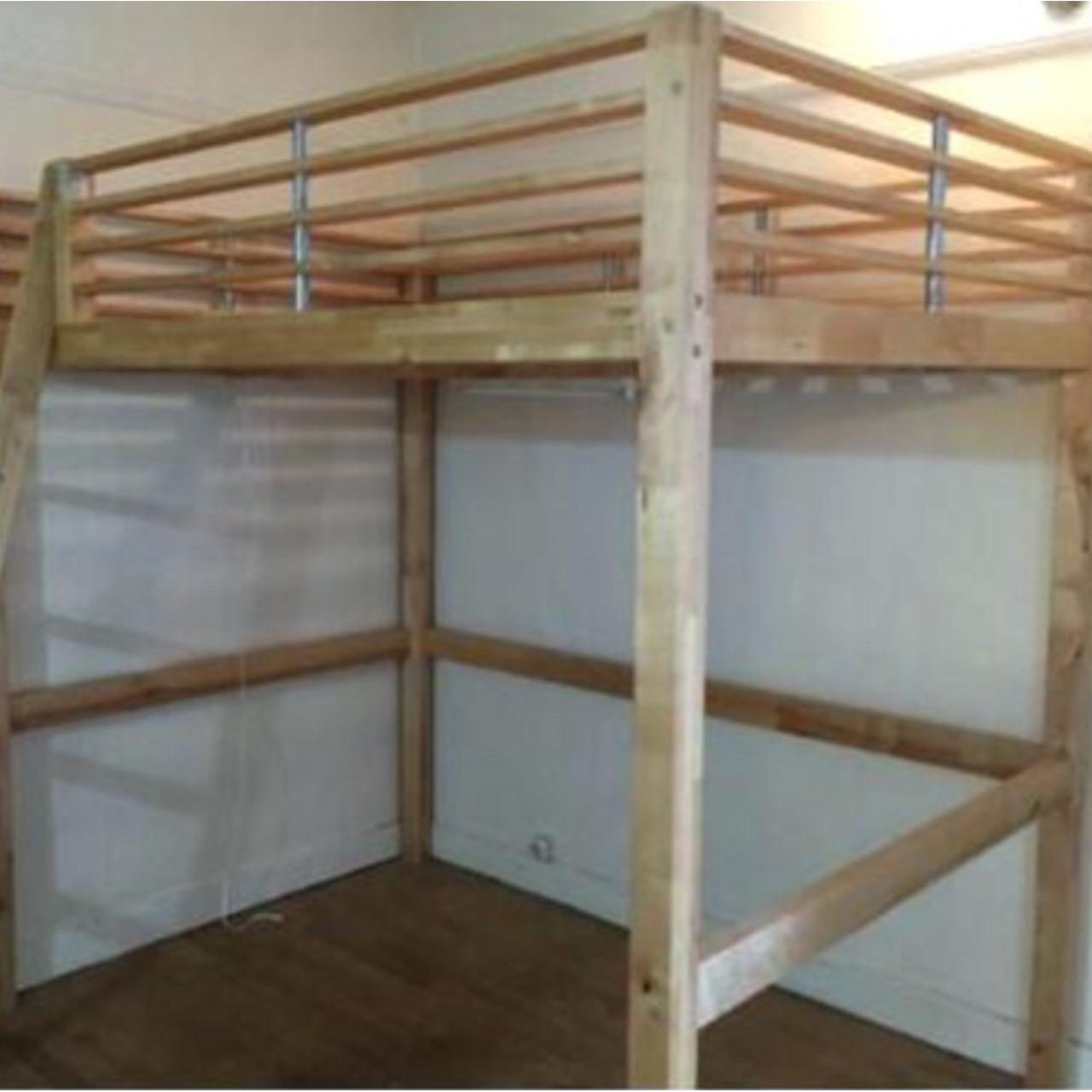 Letto soppalco Ikea piazza e mezza, Depop