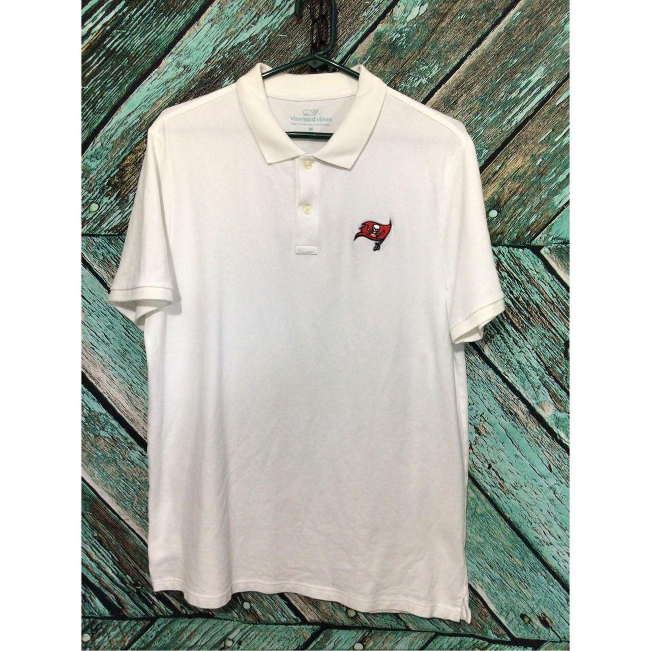 Vineyard Vines Men’s Polo Shirt White with Skull... - Depop