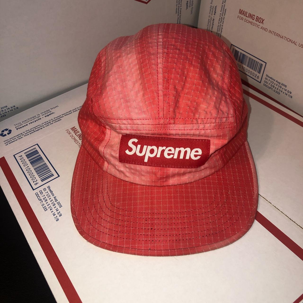 Supreme Men's Red Hat | Depop