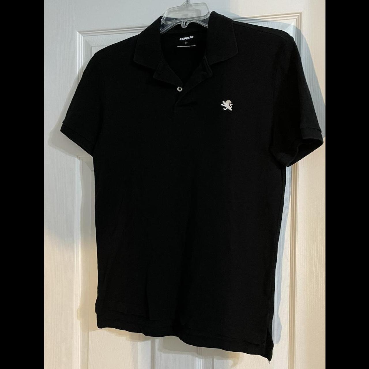 Express Men's Black Polo-shirts | Depop