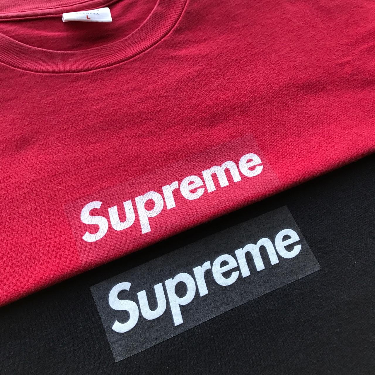 Supreme 2001 box hot sale logo