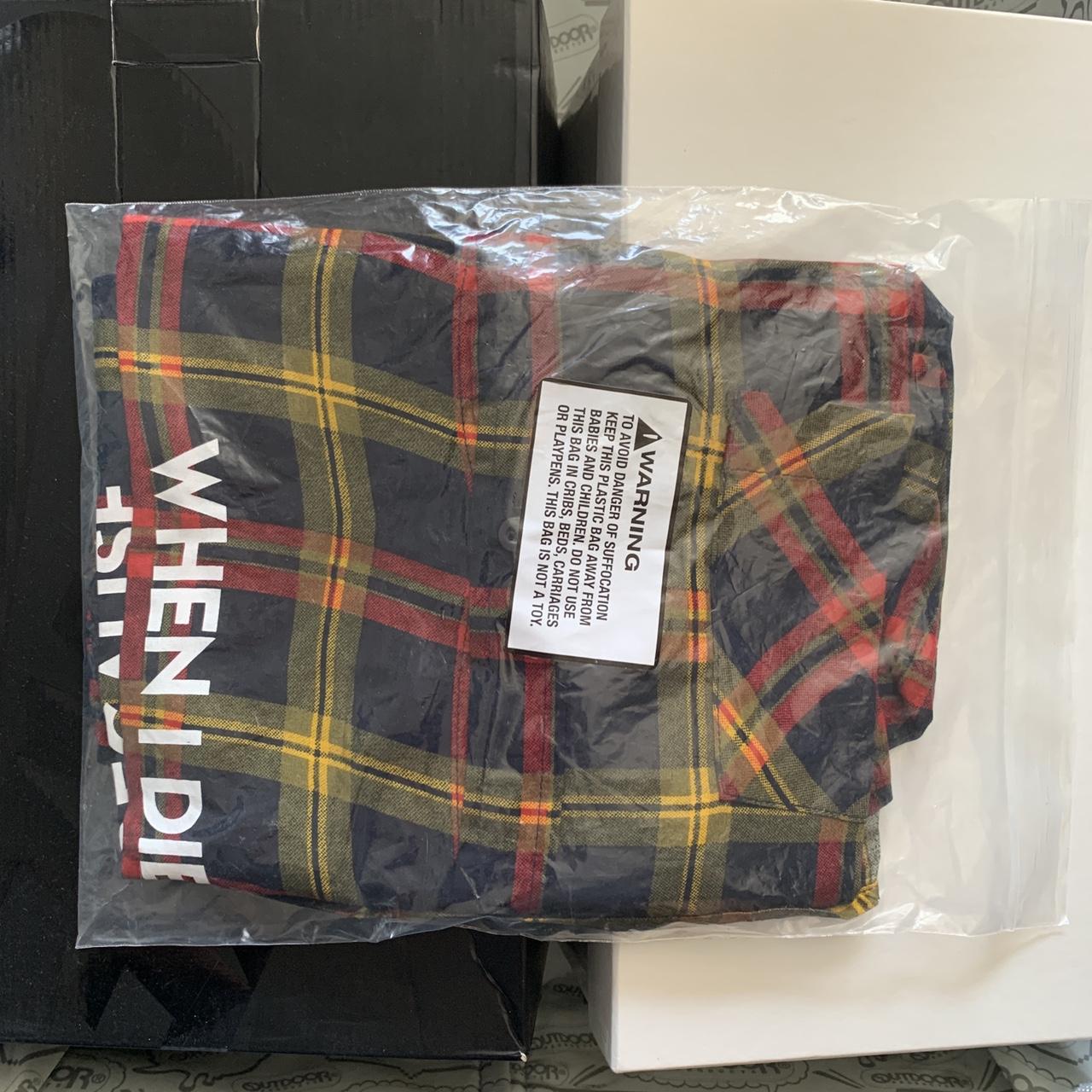 PLEASURES HELL PLAID RAYON SHIRT US XL FW18 RARE... - Depop