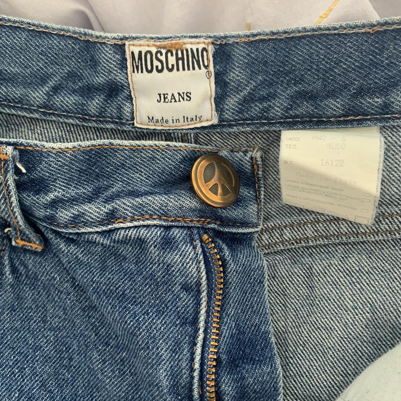Moschino jeans mom jean style, waist 25 best fit... - Depop