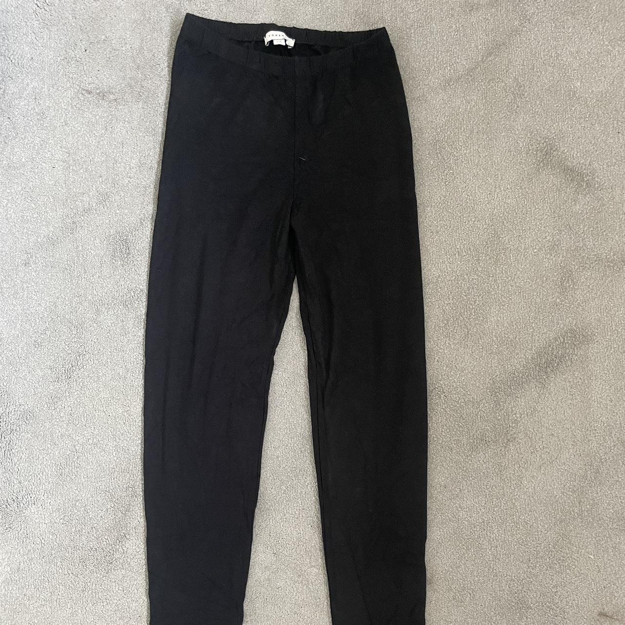 topshop leggings leather