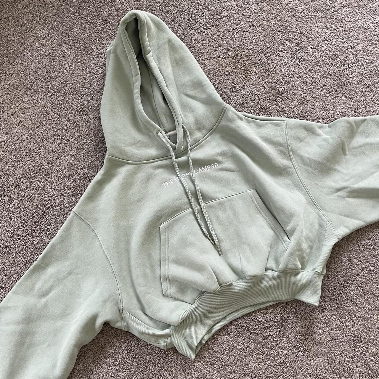 Cropped mint hoodie! Brand new condition. Size XS... - Depop