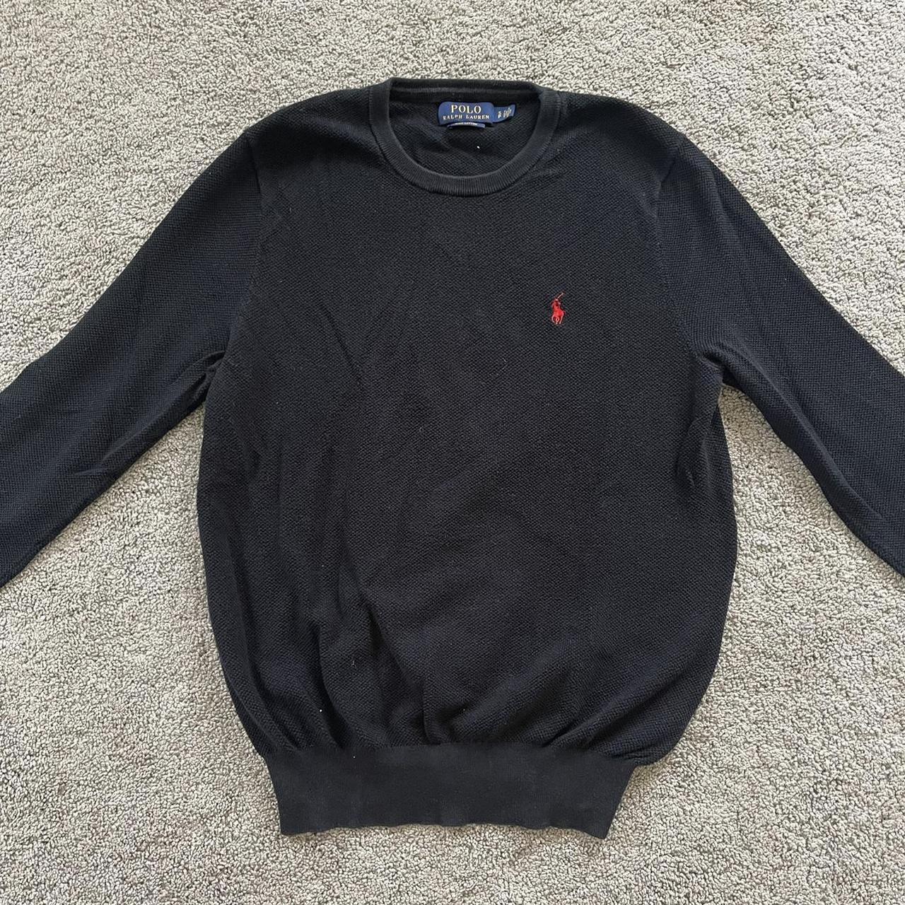 Polo Ralph Lauren Women's Black Jumper | Depop