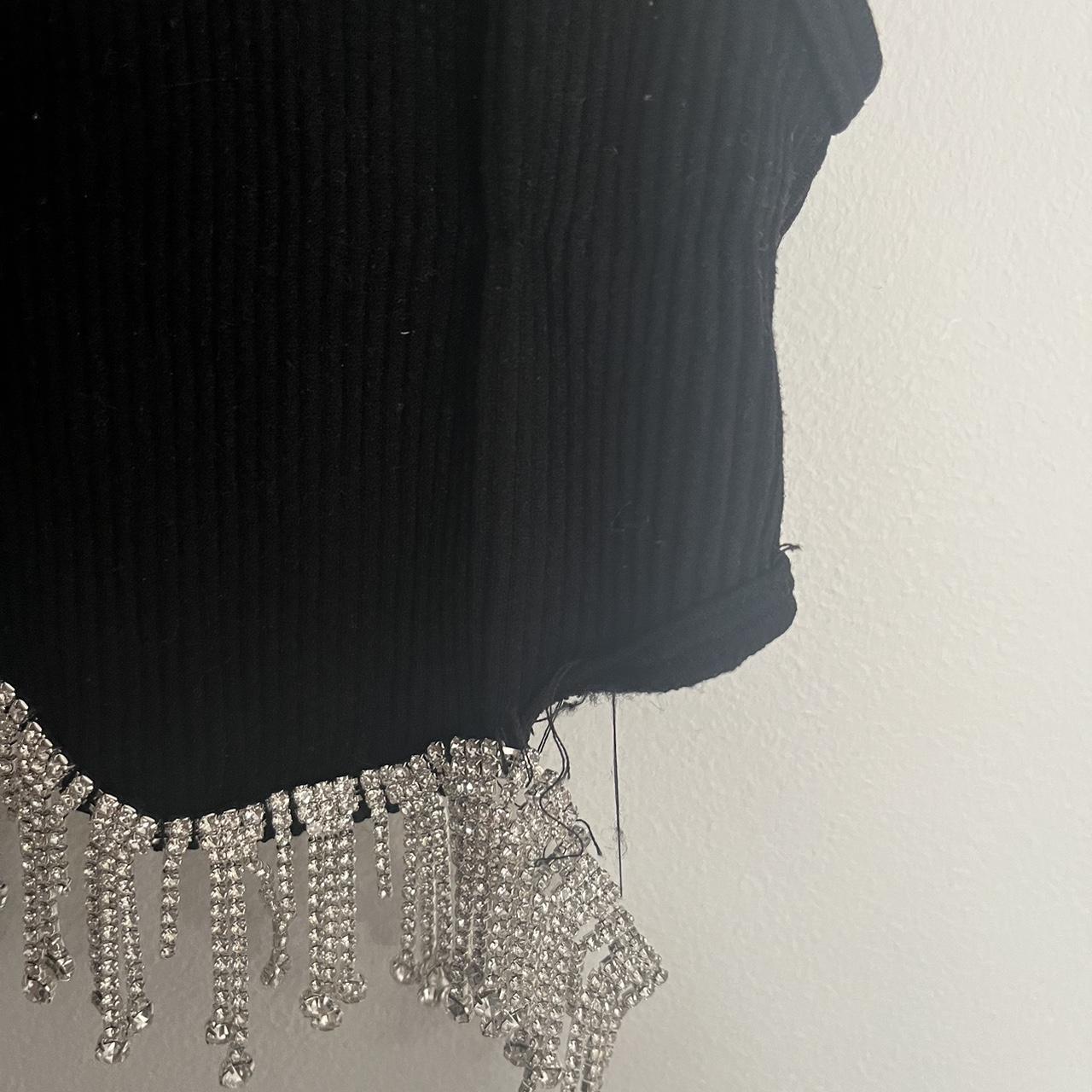 zara diamante shirt