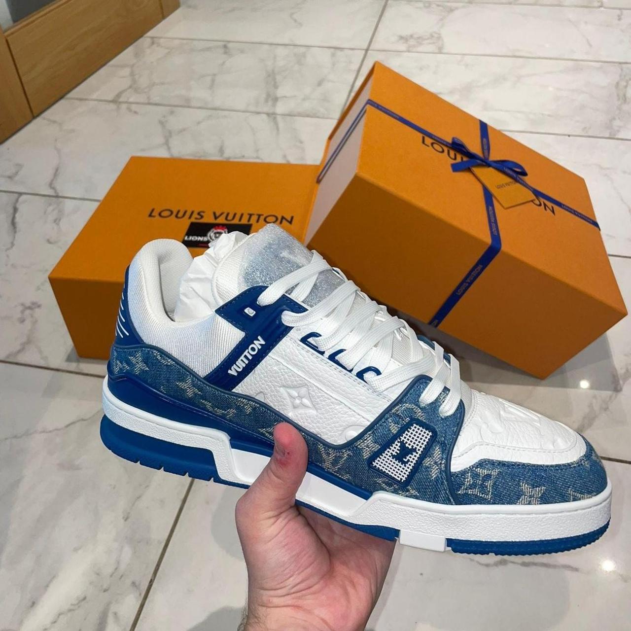 Louis Vuitton Size 11 trainers, sold out... - Depop