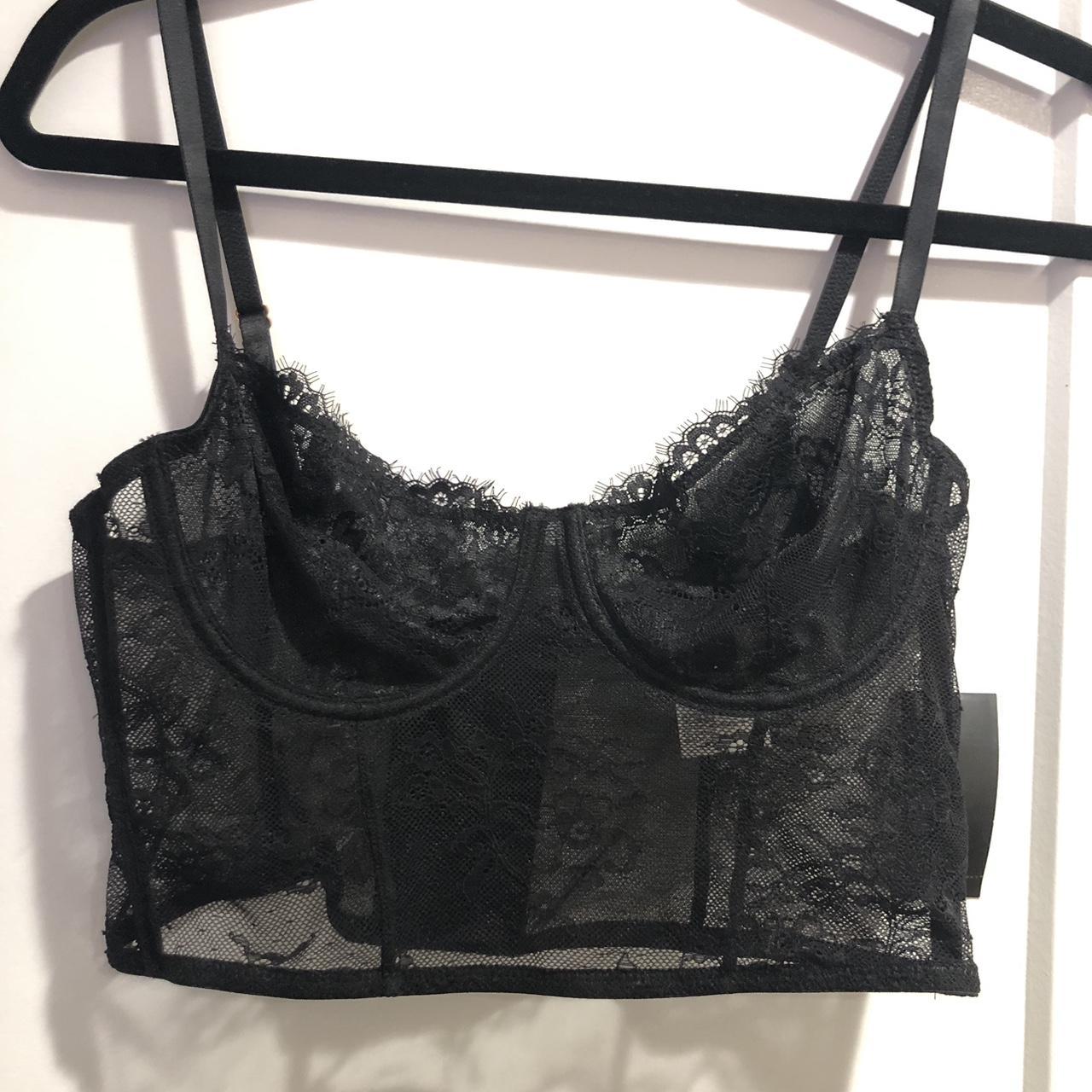 Macy's Women's Black Underwear Depop