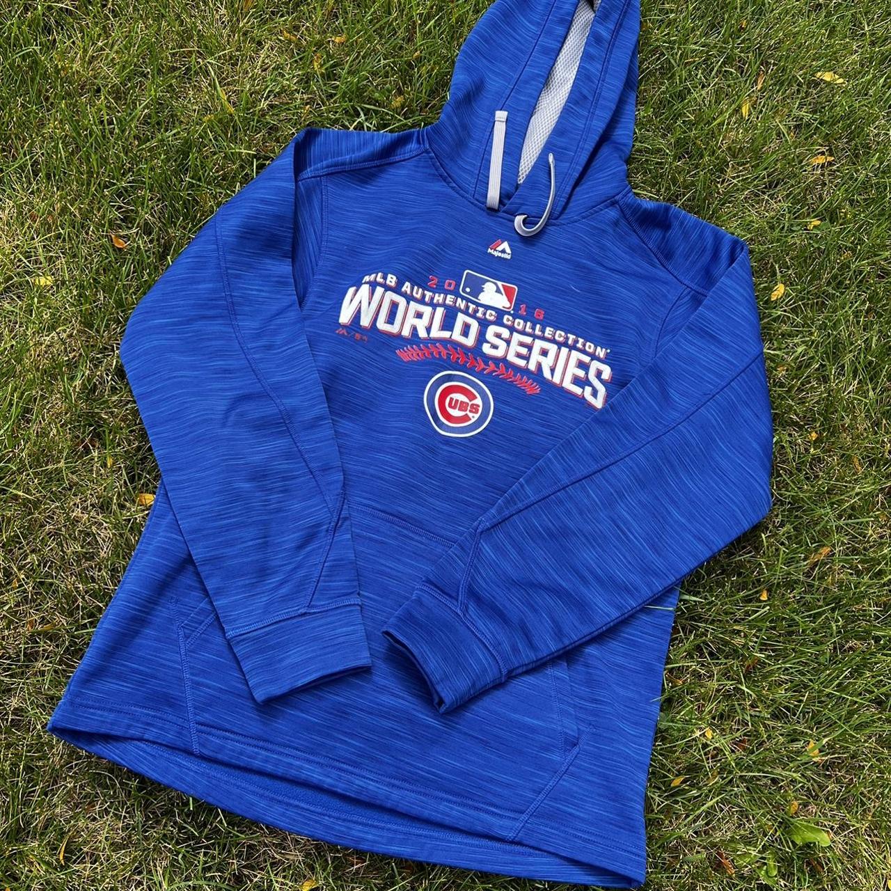 Chicago Cubs 2016 World Series MLB Authentic Collection Hoodie