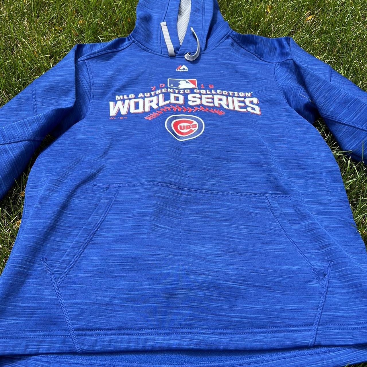 Chicago Cubs 2016 World Series MLB Authentic Collection Hoodie