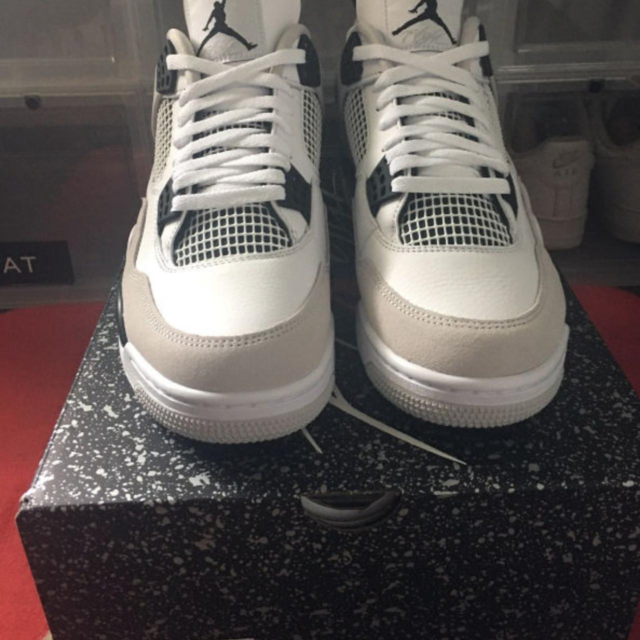 jordan 4 black white grey