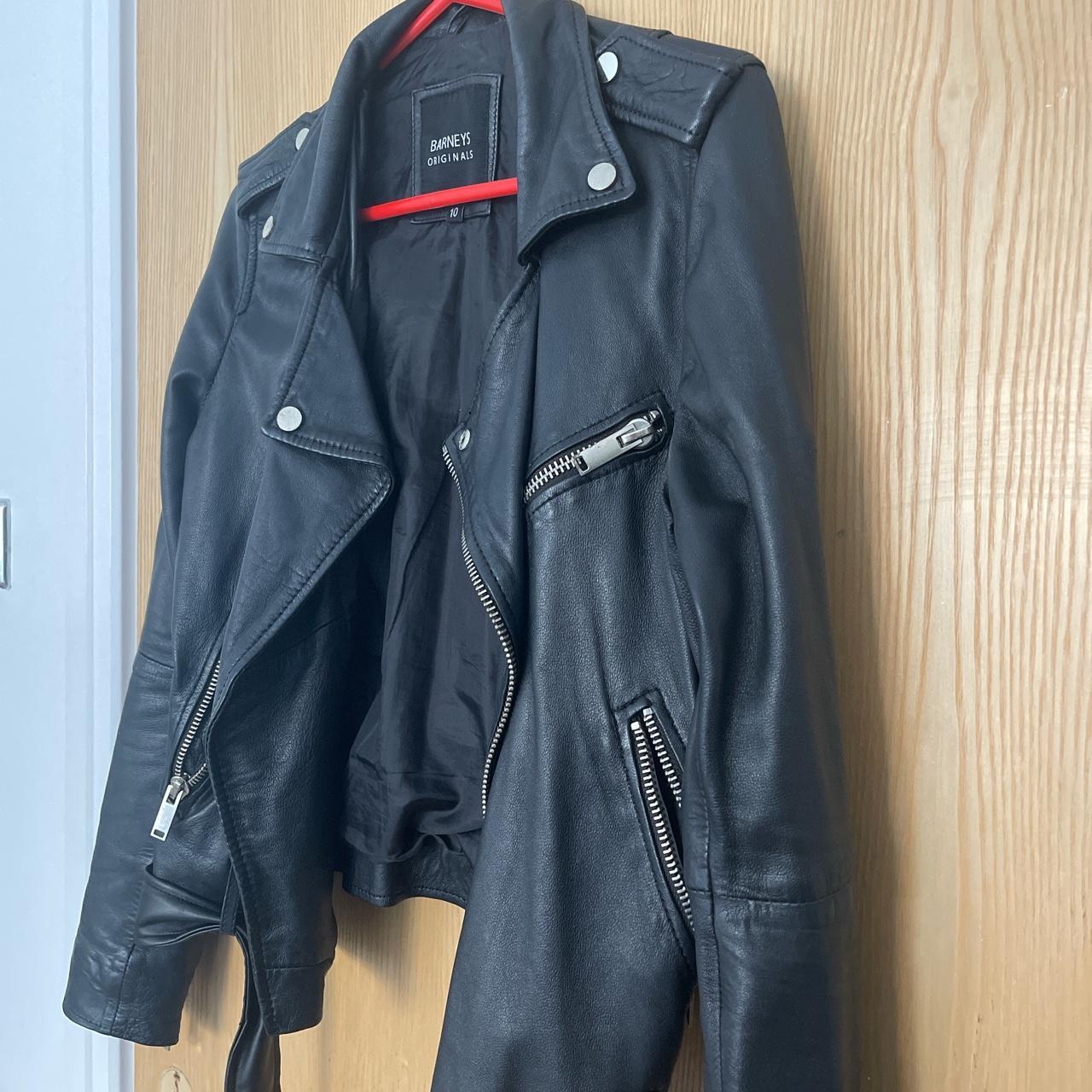 Barneys original leather jacket Perfect condition - Depop