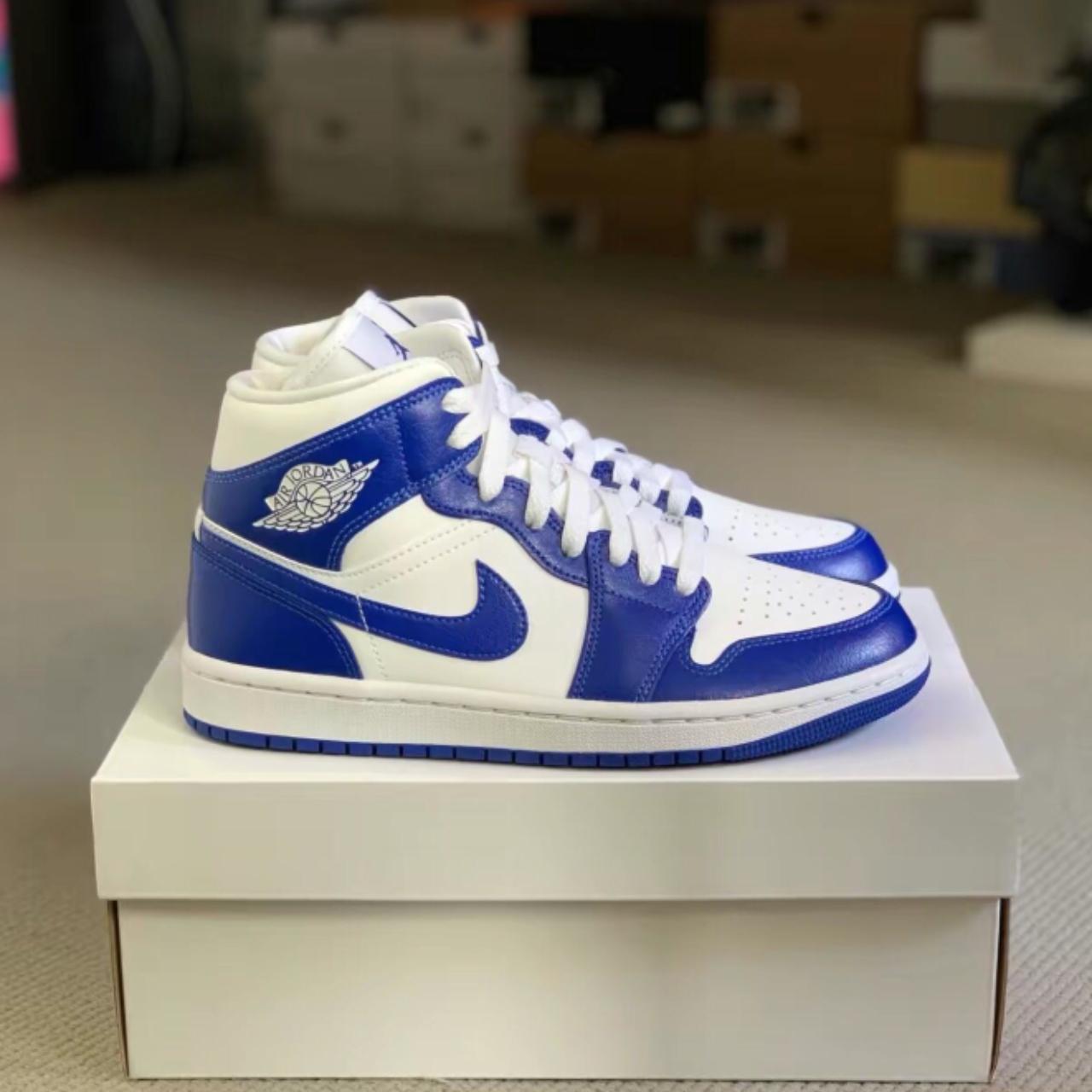 Air Jordan 1 Mid Kentucky Classic Retro Style... - Depop