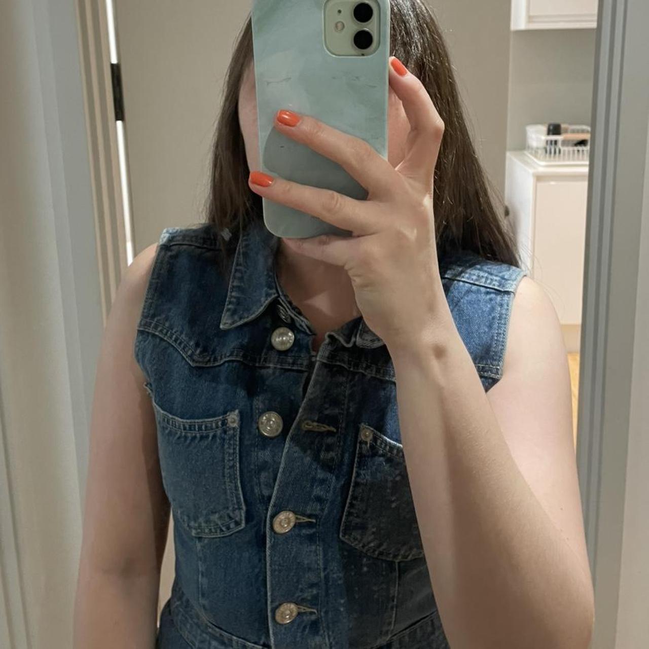 Urban Outfitters Women's Navy and Blue Dress Depop