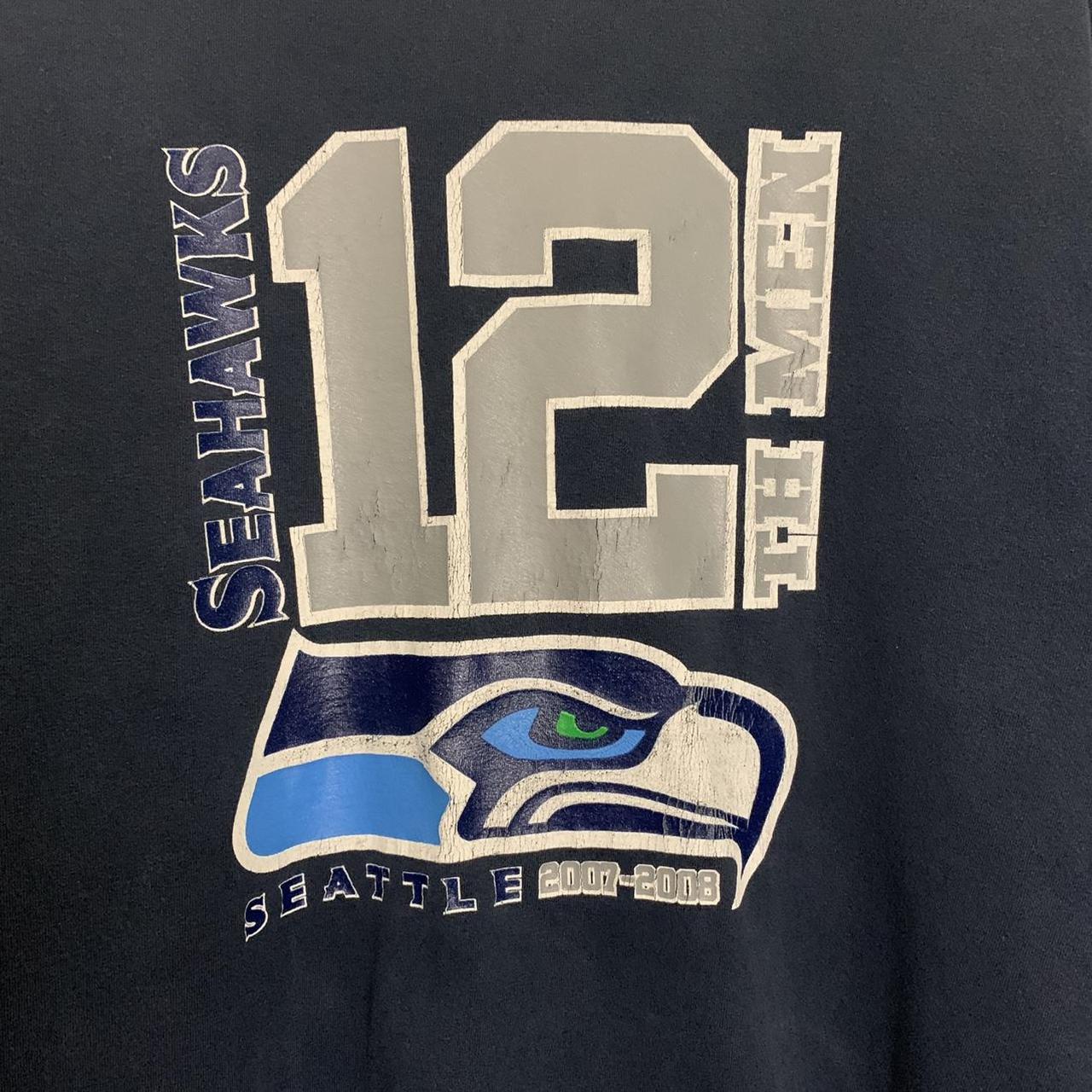 Seattle Seahawks Graphic Tee Size: M Pit to pit: - Depop