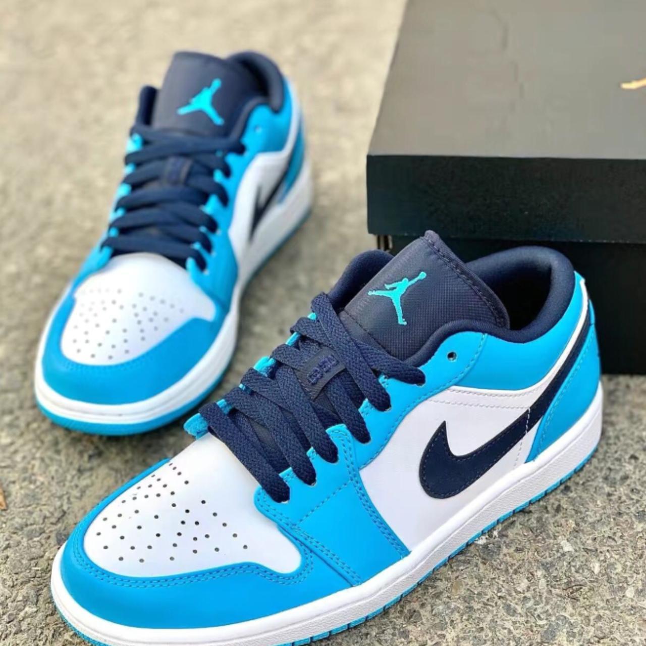 Air Jordan 1 Low UNC Classic Retro Style... - Depop